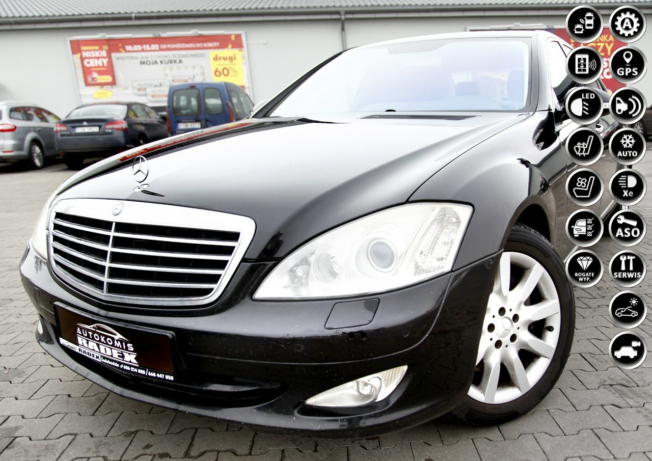 Mercedes-Benz Klasa S W221 387PS/FuLL Opcja/Serwisowany/Bezwyp/ Super Stan/ Zarejestr/GWARANCJA