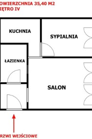 Mieszkanie, sprzedaż, 35.40, Legnica-2