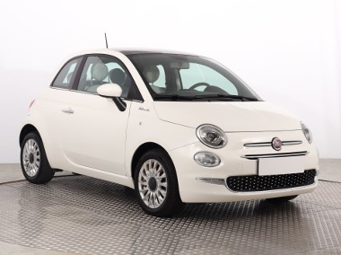 Fiat 500 , Salon Polska, 1. Właściciel, VAT 23%, Skóra, Klima,-1