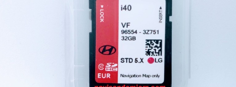 Karta SD Hyundai i40 Gen 5.X (STD 5.X) EU 2023-1