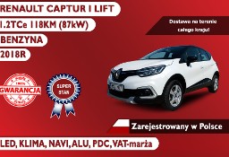 Renault Captur I LIFT 2018R, KLIMA, ALU, LED, NAVI, Zarejestrowany w Polsce!