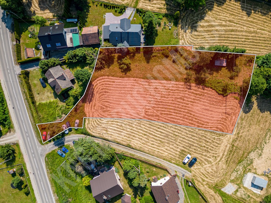 Działka mieszkaniowo-usługowa 2850 m² – Stryszawa - Widok 4