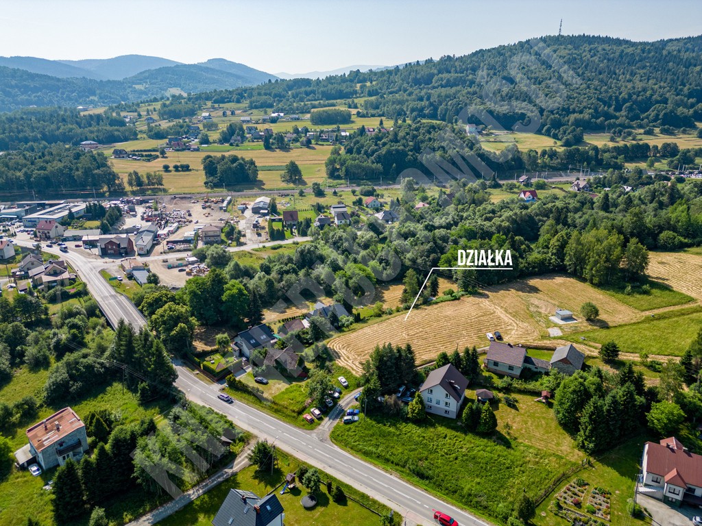 Działka mieszkaniowo-usługowa 2850 m² – Stryszawa - Widok 6