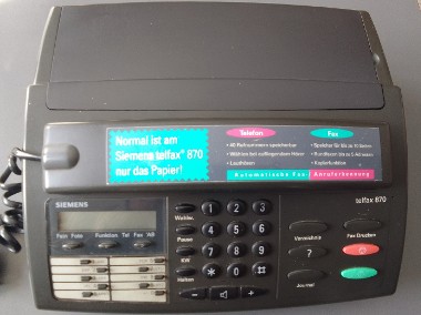 SIEMENS TELFAX 870 - K120250F - SAGEM Fax Na części Phonefax-1