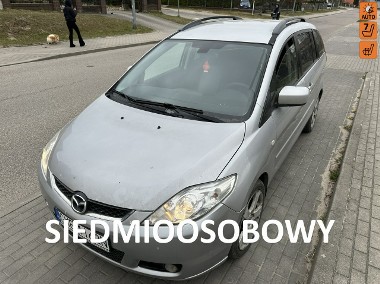Mazda 5 I 7 miejsc, klimatronik, tempomat, hak, mocny silnik 143KM-1
