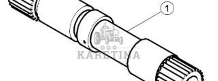 CLAAS Ares 617 697 ATZ Wałek Podajnika Zbożowego CZĘŚCI 6005019457 60 0501 945 7-1