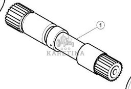 CLAAS Ares 617 697 ATZ Wałek Podajnika Zbożowego CZĘŚCI 6005019457 60 0501 945 7