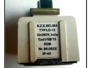 przełącznik typ ŁO-12 , b.z.e. BELMA, Un 380V, ExdI/2BT5 KDB-2
