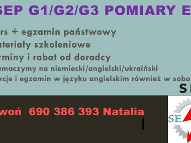 Uprawnienia Energetyczne SEP G1/G2/G3 Pomiary Eksploatacja/Dozór -1