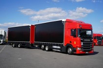 Scania R 450 / ACC / EURO 6 / ZESTAW PRZEJAZDOWY 120 M3 / RETARDER