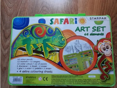 Zestaw artystyczny Safari Starpak, 68 elementów-1