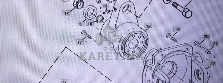 John Deere R100461/jarzmo przegubu uniwersalne/John Deere 4555/4755/4955-1