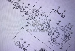 John Deere R100461/jarzmo przegubu uniwersalne/John Deere 4555/4755/4955