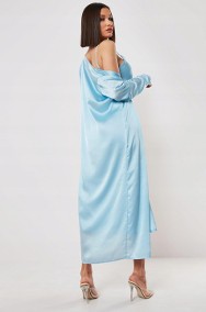 (42/XL) Firmowy, długi komplet: długa sukienka +narzutka: długa koszulka nocna +szlafrok/ jak NOWY-2
