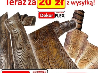 Elastyczna Imitacja Deski Elewacyjnej DekorFlex Próbki za 20 zł-1