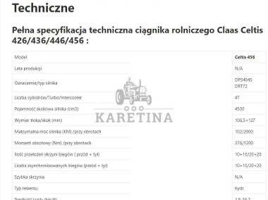 Claas Celtis 456 [CZĘŚCI MECHANICZNE] - Zwolnica - Zwrotnica - Półoś - Skrzynia - Silnik-1