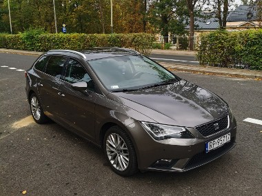 Seat Leon 1.6 TDI 2015r 110 koni, DSG, panorama, ful LED, alcantara-1