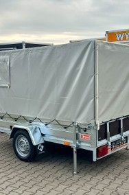 Przyczepa do przewozu żywych zwierząt 750 kg z plandeką, wentylacją-2