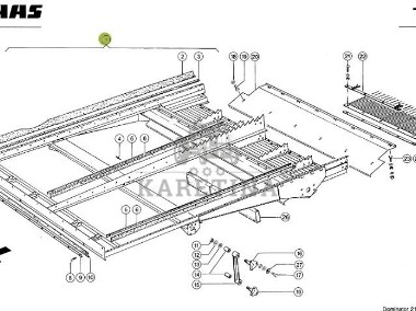 Claas Mega 208 218 360 370 Tucano 440 450 Podłoga Transportowa 0006626410 00 0662 641 0-1