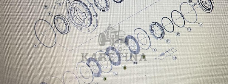 CLAAS 00 1158 116 0/Claas tarcza hamulcowa/Claas Axion 870-810 stage 4-1