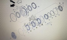 CLAAS 00 1158 116 0/Claas tarcza hamulcowa/Claas Axion 870-810 stage 4