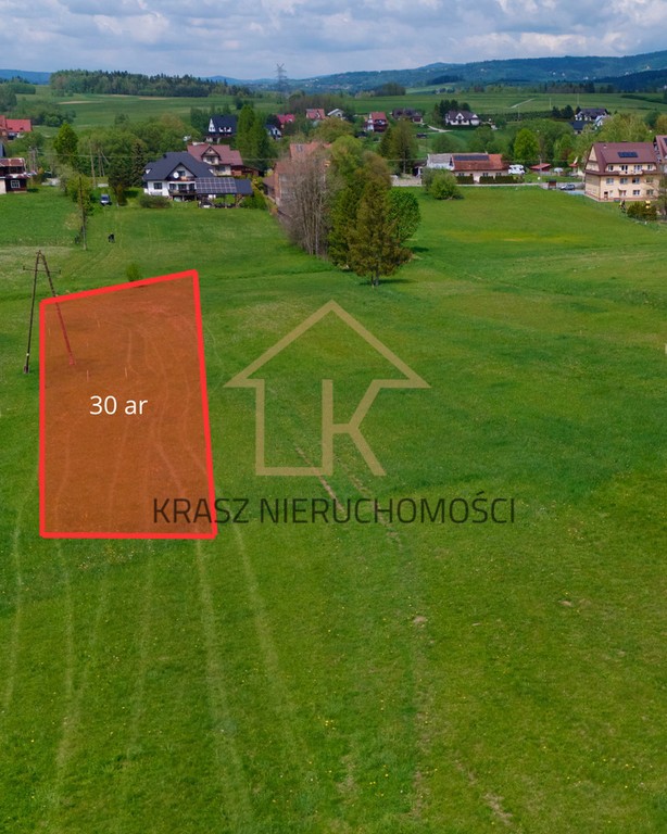 Widokowa działka budowlana 30 ar – Skawa - Widok 3