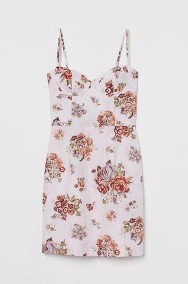 Sukienka H&M Brock Collection 42 XL kwiaty floral wzór mini gorset-2