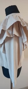 Beżowa bluza damska Zara M 38 100% bawełna -3