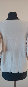 Beżowa bluza damska Zara M 38 100% bawełna -4