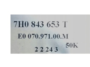 VW T5 ZAMEK DRZWI PRZSUWNYCH LEWY 7H0843653T-2