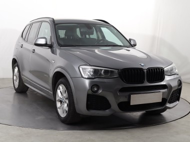 BMW X3 II (F25) , Salon Polska, Serwis ASO, 190 KM, Automat, Skóra, Navi,-1