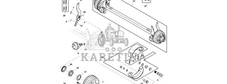 John Deere 960 - Akumulator pneumatyczny DC220036 (Hamulce)-1