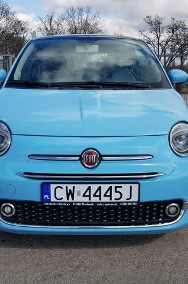Fiat 500 1,2 Benzyna Klima Panorama Zarejestrowany Gwarancja-2