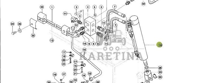 Claas RU600 - czubek oddzielacza 0009922773 0009922843-1
