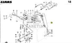 Claas RU600 - czubek oddzielacza 0009922773 0009922843