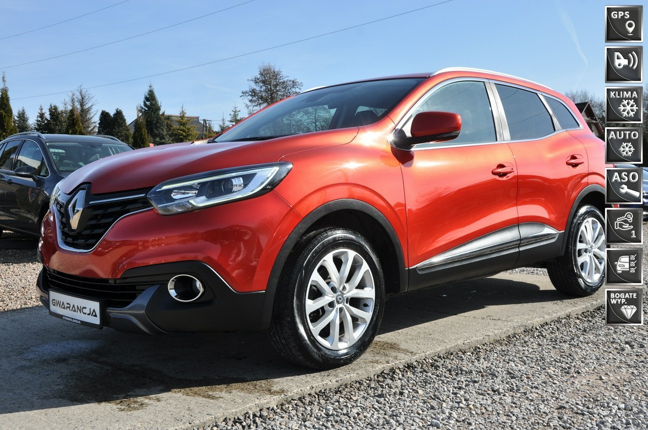 Renault Kadjar I nawi*pół skóra*gwarancja*jak nowy*ledy*bluetooth