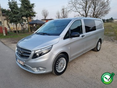 Mercedes-Benz Vito W447 2.2 CDI Brygadówka / Klima / Kamera / Alu / 5 miejsc / FV23% / Zadba-1
