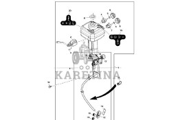 John Deere 9470RX - Moduł RE346192 (Kierowanie)