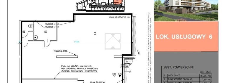 Skawina Lokal Usługowy Nowy Open Space 149,38 m2-1