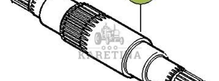 CLAAS Orbis 450 Wałek Podajnika Zbożowego CZĘŚCI 0001505750 00 0150 575 0-1