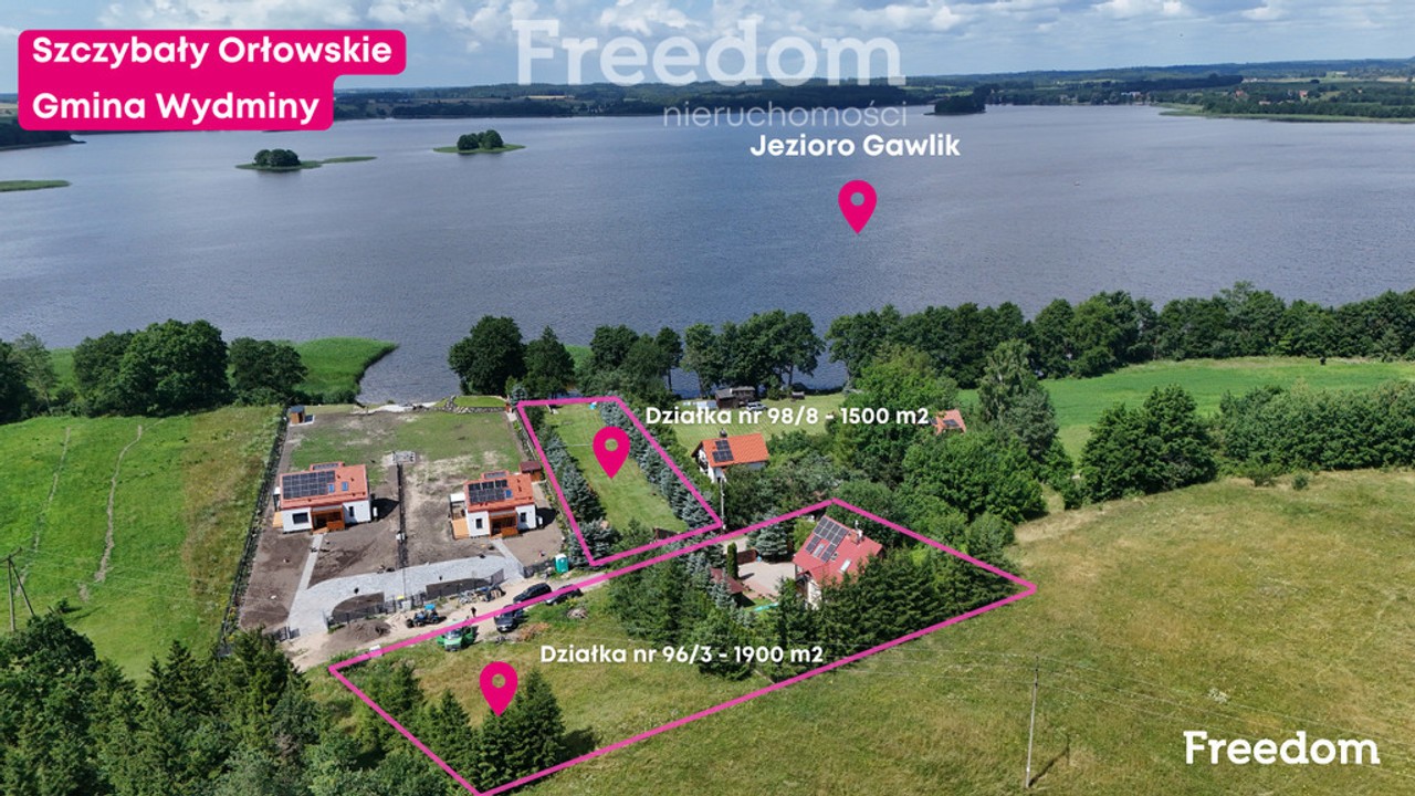 Dom z Linią brzegową jeziora Gawlik