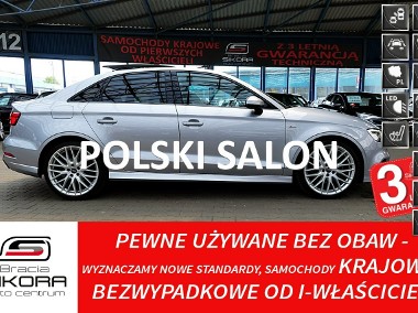 Audi A3 S-Line/SPORT Panorama AUTOMAT 3LATA Gwarancja I-wł Kraj Bezwypad FV2-1