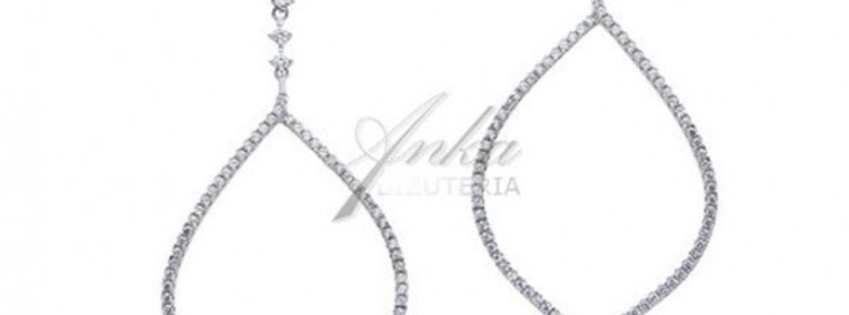 Biżuteria srebrna - piękne kolczyki z cyrkoniami LineArgent-1
