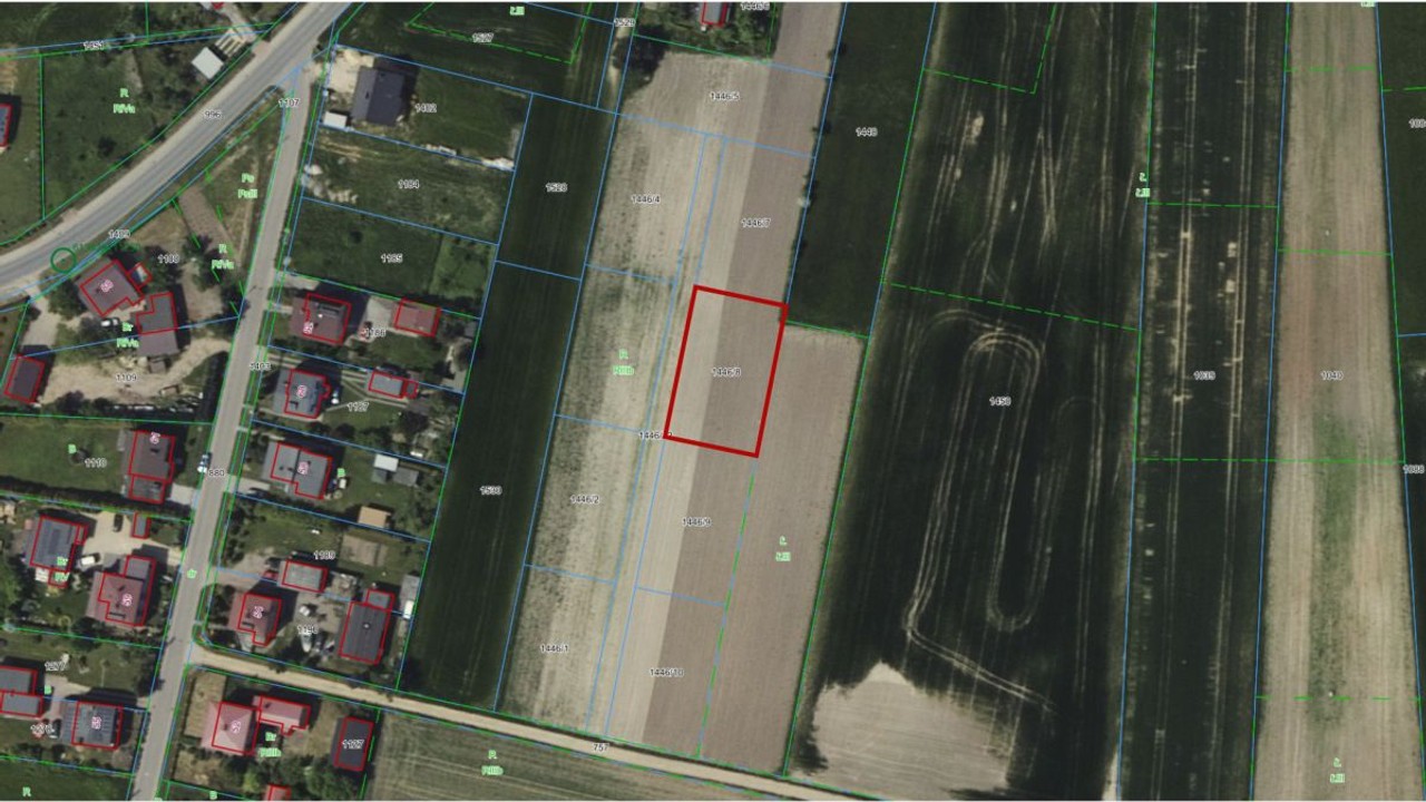 Działka budowlana Babienica 883 m² - Widok 3
