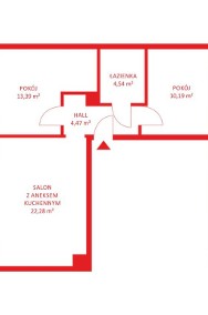 Mieszkanie, sprzedaż, 54.49, Reda, Reda, Wejherowski (pow.)-2