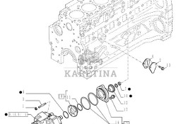 New Holland T6010 Kolo zebate napedz 27t 4896138