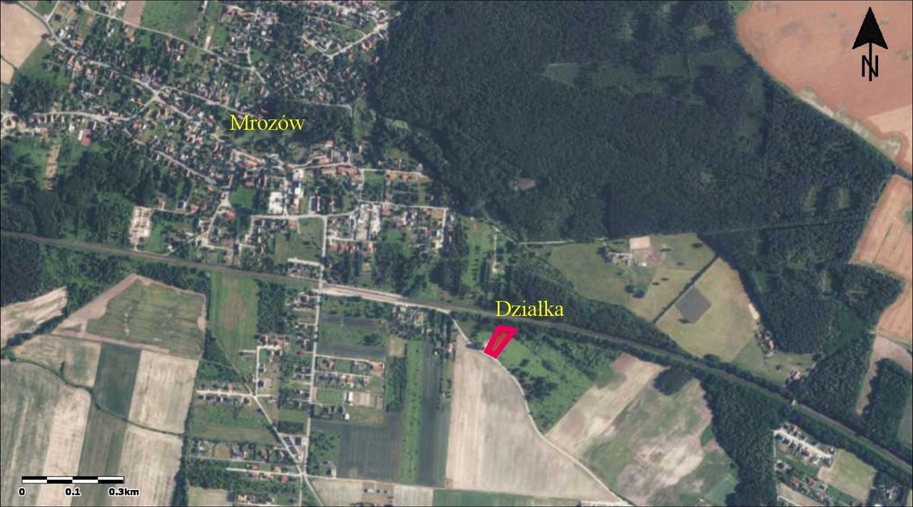 Duża działka budowlana z warunkami zabudowy - View 2