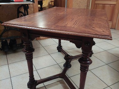 Sprzedam stylowy stolik drewniany 110x75-1