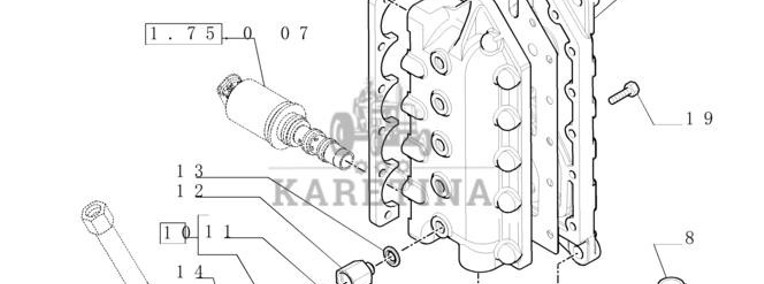 New Holland T6010 Korpus 87678192-1