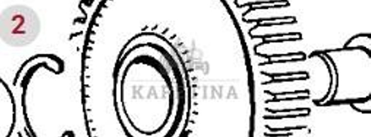 Fendt Favorit 514 Koło Zębate Walcowe CZĘŚCI 246105320200-1